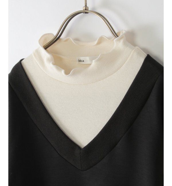 ikka kids「ジャンスカドッキングワンピース（120~160cm）」|スカート|