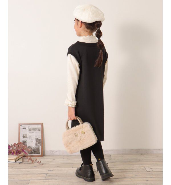 ikka kids「ジャンスカドッキングワンピース（120~160cm）」|スカート|