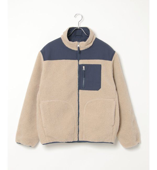 ikka「【2WAY】リバーシブル切り替えボアブルゾン」|ブルゾン・スタジャン|