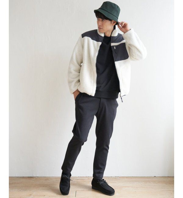 ikka「【2WAY】リバーシブル切り替えボアブルゾン」|ブルゾン・スタジャン|