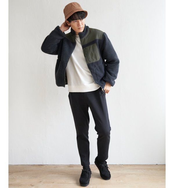 ikka「【2WAY】リバーシブル切り替えボアブルゾン」|ブルゾン・スタジャン|