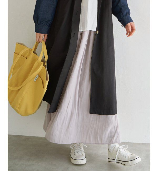 Lbc with Life「サテンギャザースカート」|スカート|