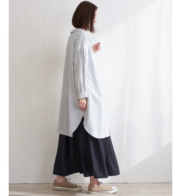 Lbc with Life「サテンギャザースカート」|スカート|