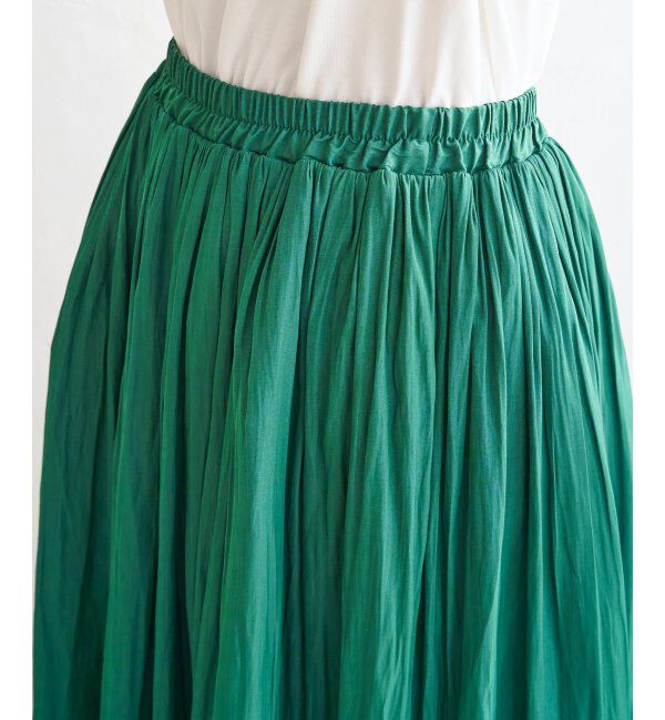 Lbc with Life「サテンギャザースカート」|スカート|