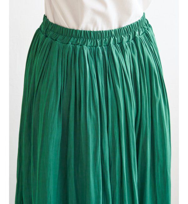 Lbc with Life「サテンギャザースカート」|スカート|