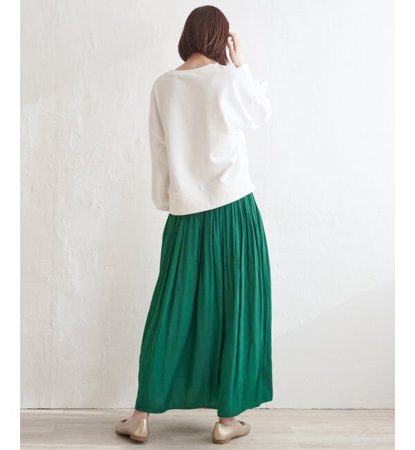 Lbc with Life「サテンギャザースカート」|スカート|