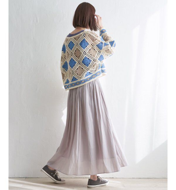 Lbc with Life「サテンギャザースカート」|スカート|