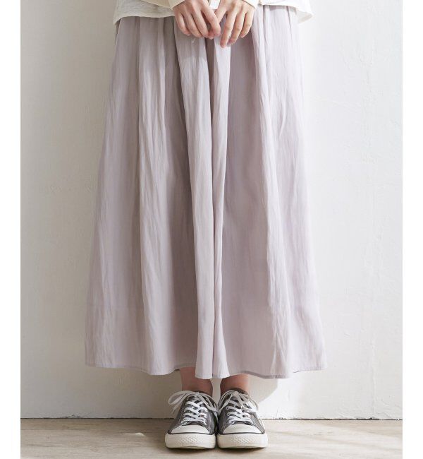 Lbc with Life「サテンギャザースカート」|スカート|