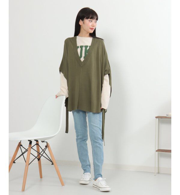 VENCE share style「ニットポンチョ」|カーディガン|