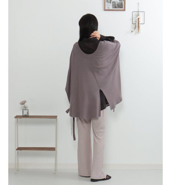 VENCE share style「ニットポンチョ」|カーディガン|