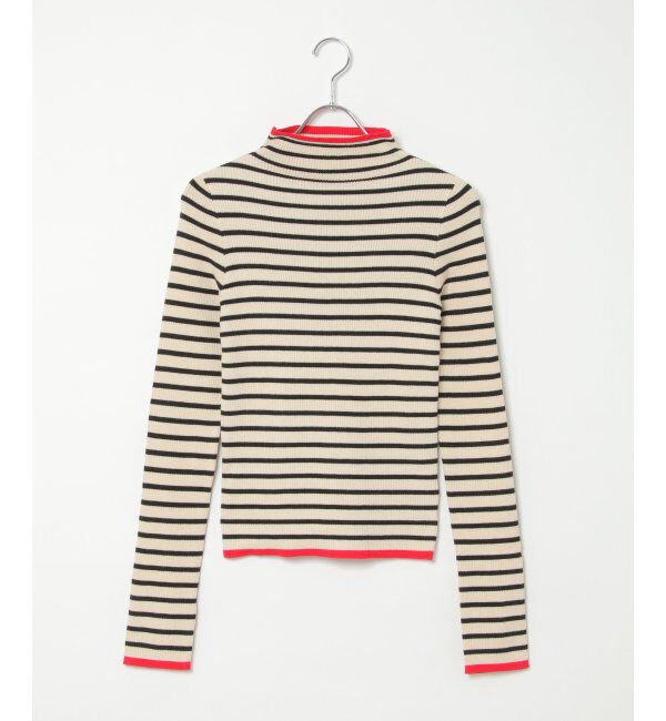 VENCE share style「ハイゲージリブ配色プルオーバー」|ニット・セーター|