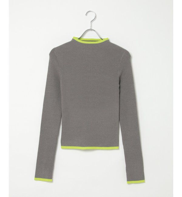 VENCE share style「ハイゲージリブ配色プルオーバー」|ニット・セーター|