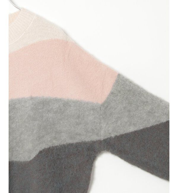 VENCE share style「ウール混モヘアタッチプルオーバー」|ニット・セーター|