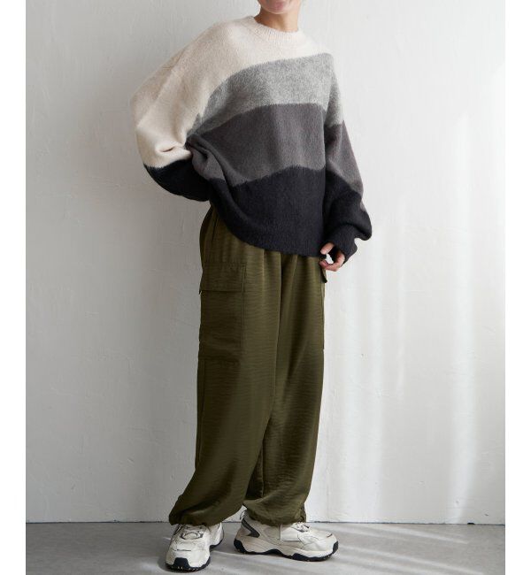VENCE share style「ウール混モヘアタッチプルオーバー」|ニット・セーター|