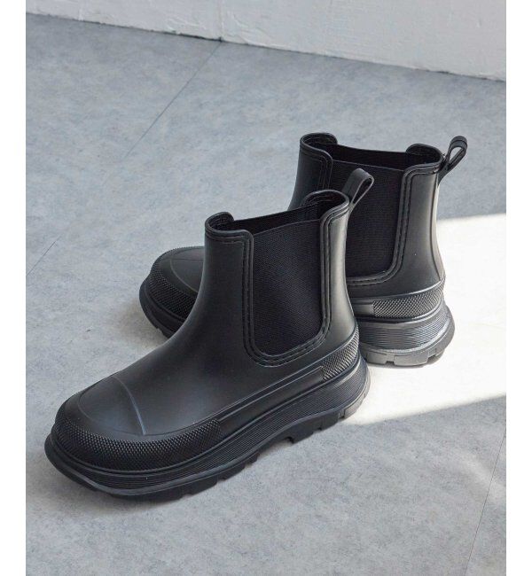 VENCE share style「厚底サイドゴアレインブーツ」|その他|