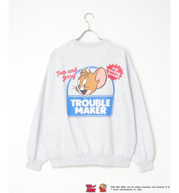 VENCE share style「TOM and JERRY トムとジェリー クルーネックスウェット」|スウェット・ジャージ|
