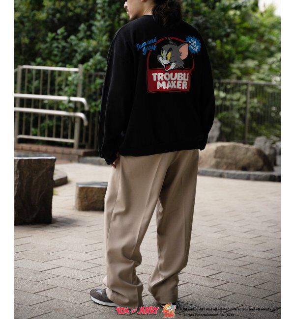 VENCE share style「TOM and JERRY トムとジェリー クルーネックスウェット」|スウェット・ジャージ|