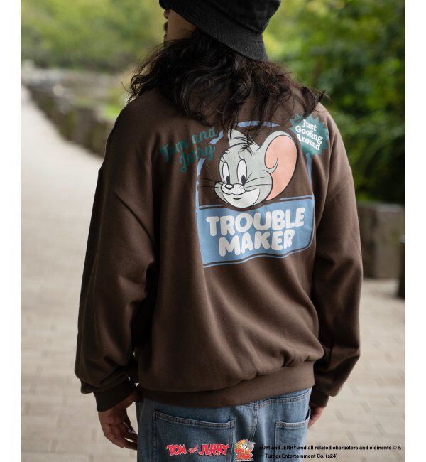 VENCE share style「TOM and JERRY トムとジェリー クルーネックスウェット」|スウェット・ジャージ|