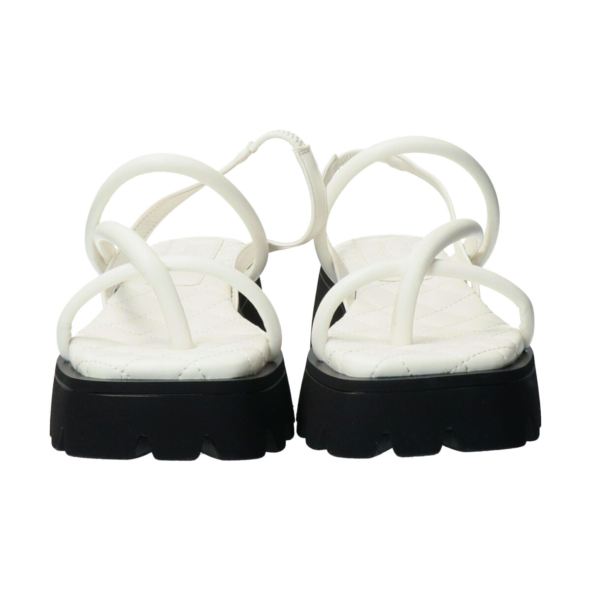 Bridget Birkin「【Bridget Birkin】ストラップデザイン厚底スクエアサンダル」|サンダル|