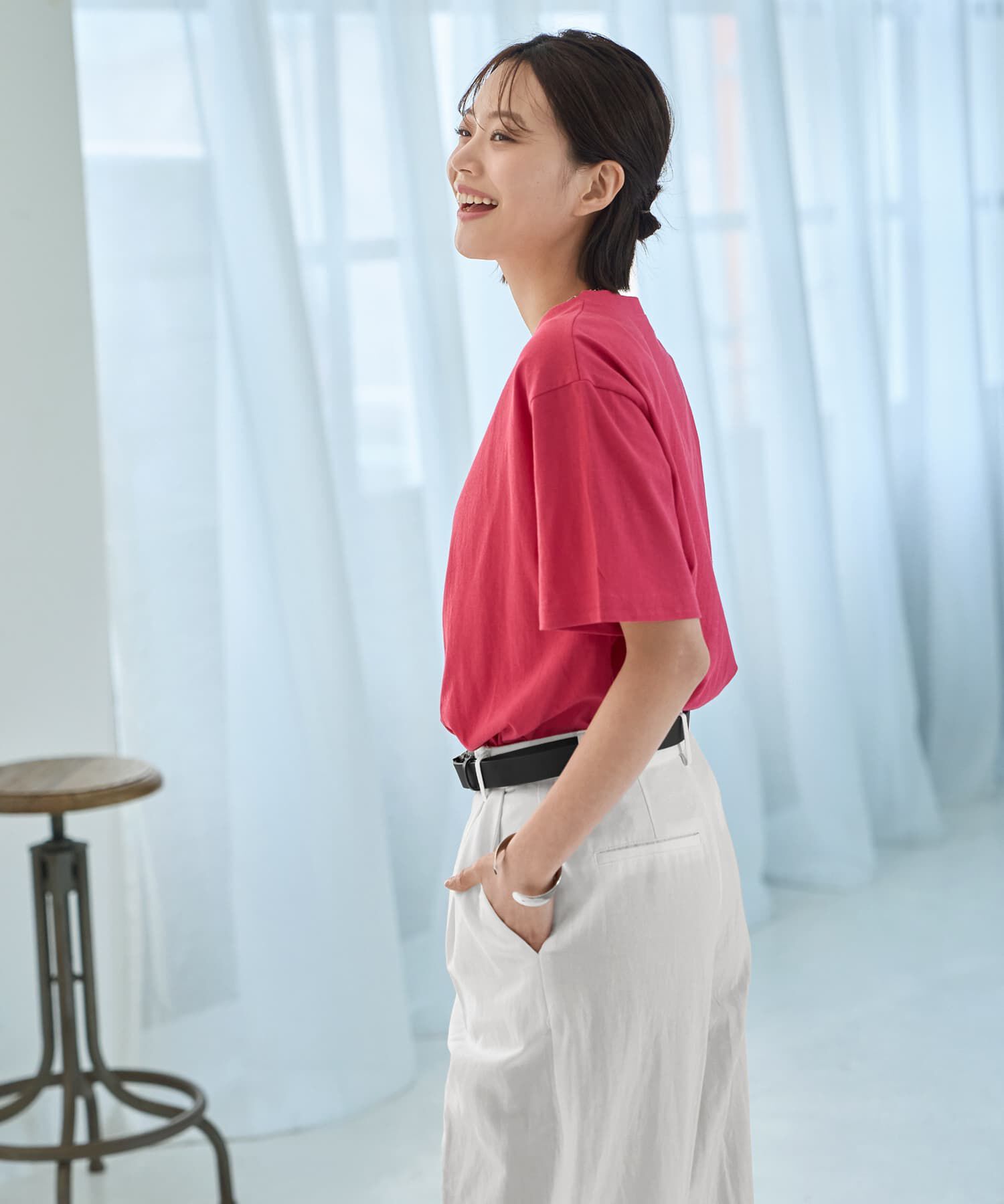 STYLE DELI「ボーイズフォルムのVネックTシャツ」|Tシャツ・カットソー|