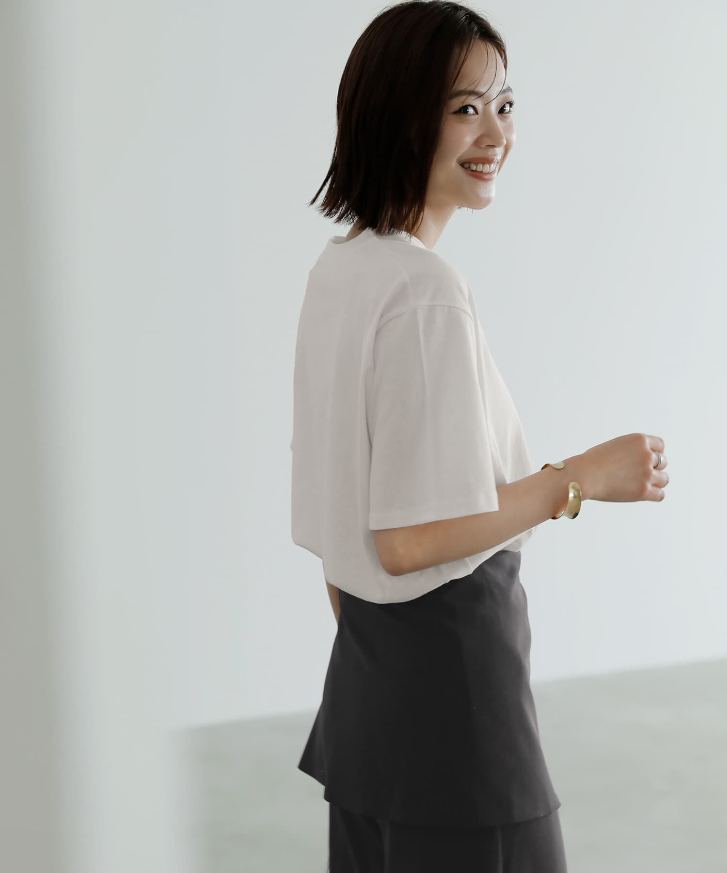 STYLE DELI「ボーイズフォルムのVネックTシャツ」|Tシャツ・カットソー|