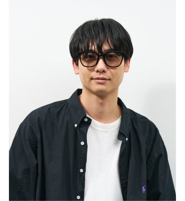  「【WEB限定】ウェリントン型 サングラス | 軽量 カラーレンズ トレンド 紫外線対策 UVカット 大きめサイズ」|サングラス|