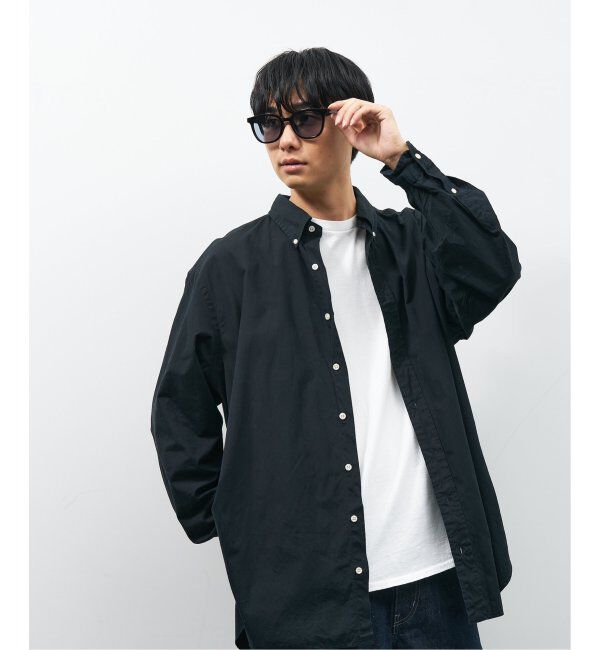  「【WEB限定】ウェリントン型 サングラス | 軽量 カラーレンズ トレンド 紫外線対策 UVカット 大きめサイズ」|サングラス|