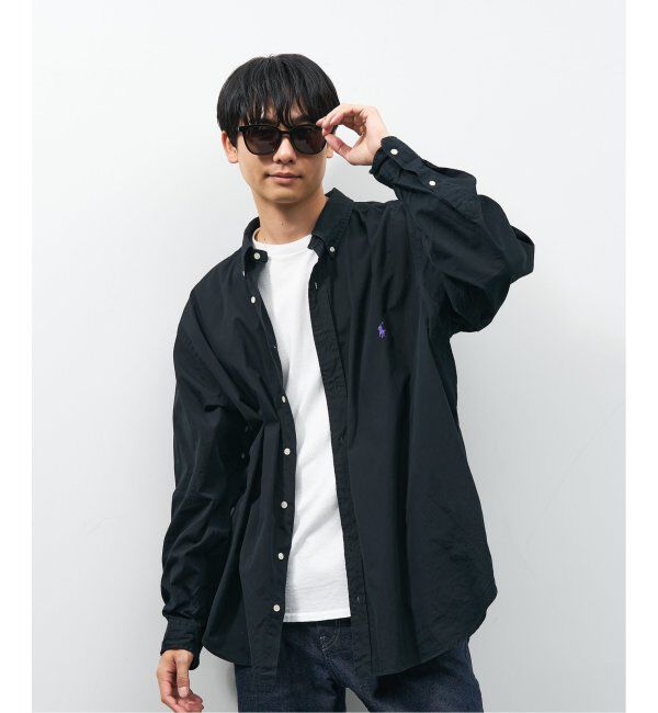  「【WEB限定】ウェリントン型 サングラス | 軽量 カラーレンズ トレンド 紫外線対策 UVカット 大きめサイズ」|サングラス|