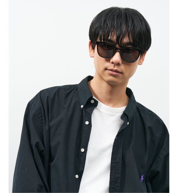  「【WEB限定】ウェリントン型 サングラス | 軽量 カラーレンズ トレンド 紫外線対策 UVカット 大きめサイズ」|サングラス|