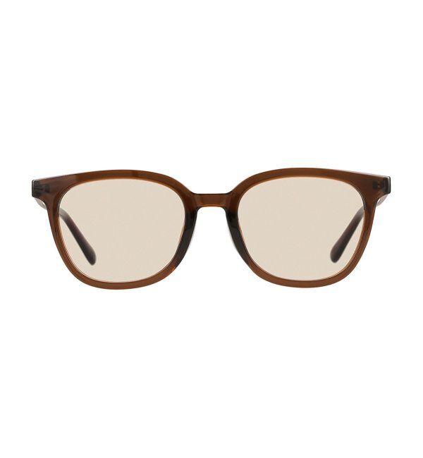  「【WEB限定】ウェリントン型 サングラス | 軽量 カラーレンズ トレンド 紫外線対策 UVカット 大きめサイズ」|サングラス|