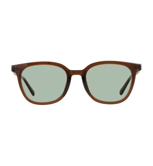  「【WEB限定】ウェリントン型 サングラス | 軽量 カラーレンズ トレンド 紫外線対策 UVカット 大きめサイズ」|サングラス|