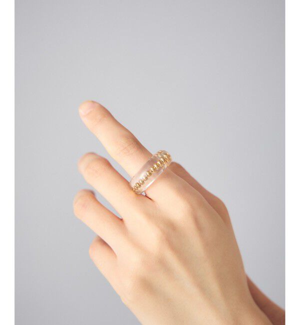 Jouete「[ドロップ] リング ボールチェーン」|リング|