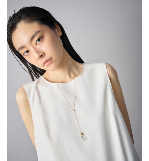 Jouete「[ドロップ] ロング ネックレス パール」|ネックレス|