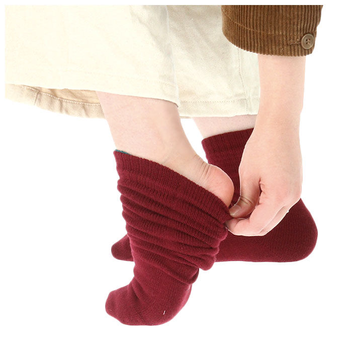 BACKYARD FAMILY「かかとケア 靴下 通販 ラブヒール 踵ケア ソックス レディース 暖かい 日本製 婦人用靴下」|ソックス|