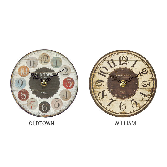 BACKYARD FAMILY「置き時計 おしゃれ アナログ 通販 リビング 小さい 置時計 電池 オールドルック」|クロック・置時計|