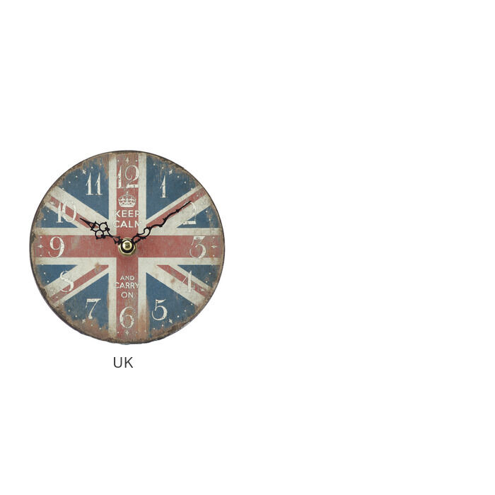 BACKYARD FAMILY「置き時計 おしゃれ アナログ 通販 リビング 小さい 置時計 電池 オールドルック」|クロック・置時計|