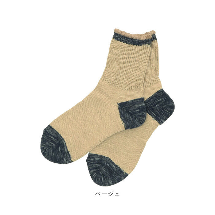 BACKYARD FAMILY「靴下 メンズ かわいい 通販 ソックス レディース ナチュラル クルーソックス リブ編み おしゃれ」|ソックス|