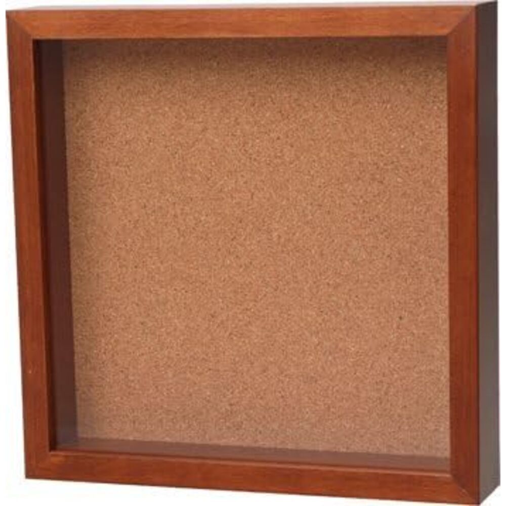 BACKYARD FAMILY「ボックスフレーム 立体額 通販 キューブフレーム 木製 壁掛け 置き型 ボックス コレクション」|その他|ブラウン1