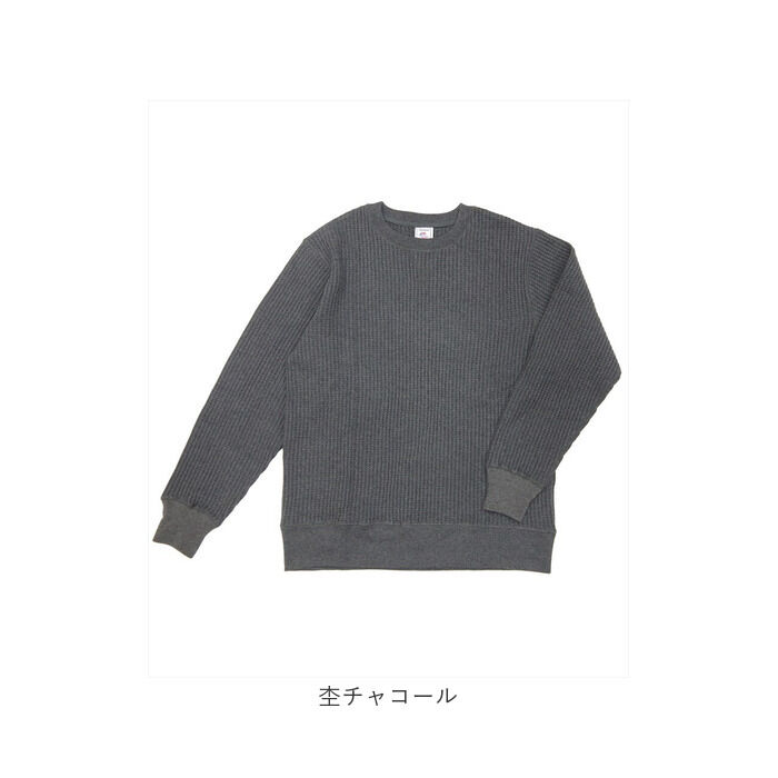 BACKYARD FAMILY「JEMORGAN サーマル JB001-52C 通販 ワッフル ロンT ビッグワッフル」|Tシャツ・カットソー|