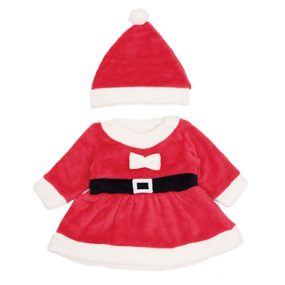 BACKYARD FAMILY「赤ちゃん クリスマス 服 通販 サンタ 衣装 サンタクロース スカート ワンピース ベビー服」|その他ベビーウェア|レッド1
