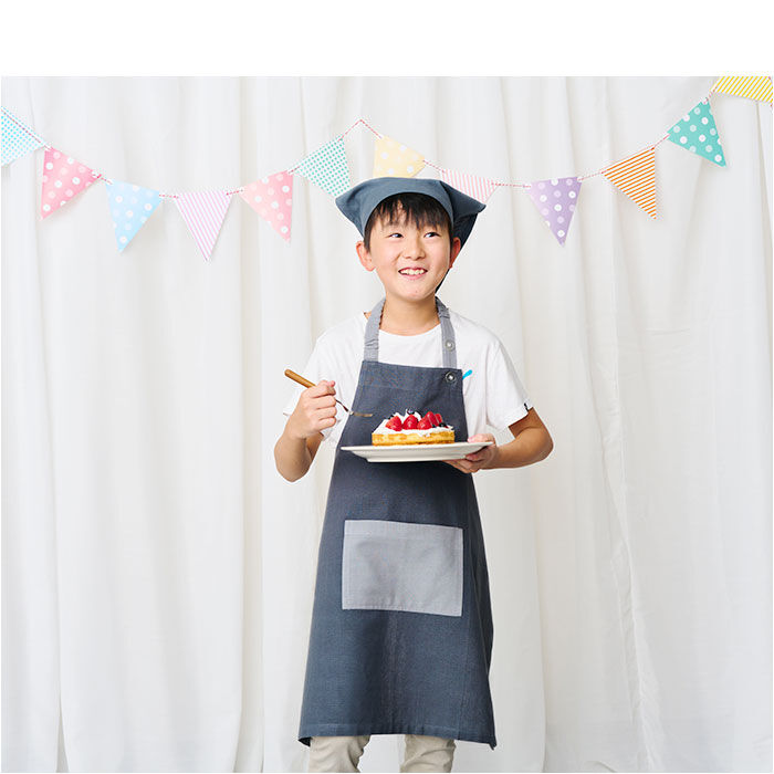 BACKYARD FAMILY「キッズ エプロン 三角巾 セット 通販 バンダナ 巾着付き 子供エプロン 三角巾セット」|その他|