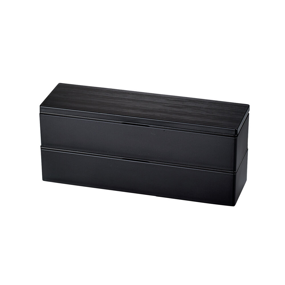 BACKYARD FAMILY「メンズ 弁当箱 スリム 通販 hakoya 弁当 箱 2段 二段 男子 大容量 ランチボックス」|食器・キッチングッズ|ブラック3