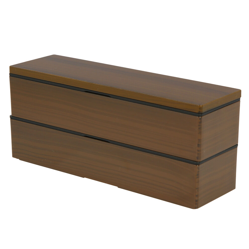 BACKYARD FAMILY「メンズ 弁当箱 スリム 通販 hakoya 弁当 箱 2段 二段 男子 大容量 ランチボックス」|食器・キッチングッズ|ブラウン2