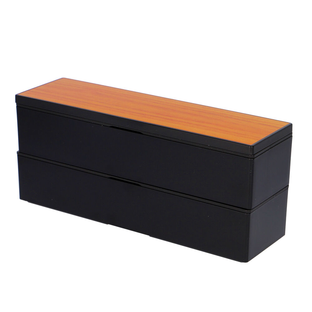 BACKYARD FAMILY「メンズ 弁当箱 スリム 通販 hakoya 弁当 箱 2段 二段 男子 大容量 ランチボックス」|食器・キッチングッズ|ブラウン3