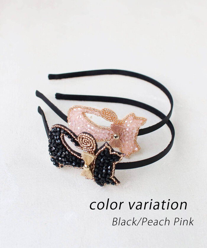 BACKYARD FAMILY「Rora カチューシャ 通販 キラキラ ネコ 68112302 髪飾り ヘッドドレス 子供 女の子」|その他|