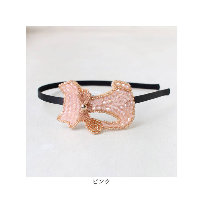 BACKYARD FAMILY「Rora カチューシャ 通販 キラキラ ネコ 68112302 髪飾り ヘッドドレス 子供 女の子」|その他|