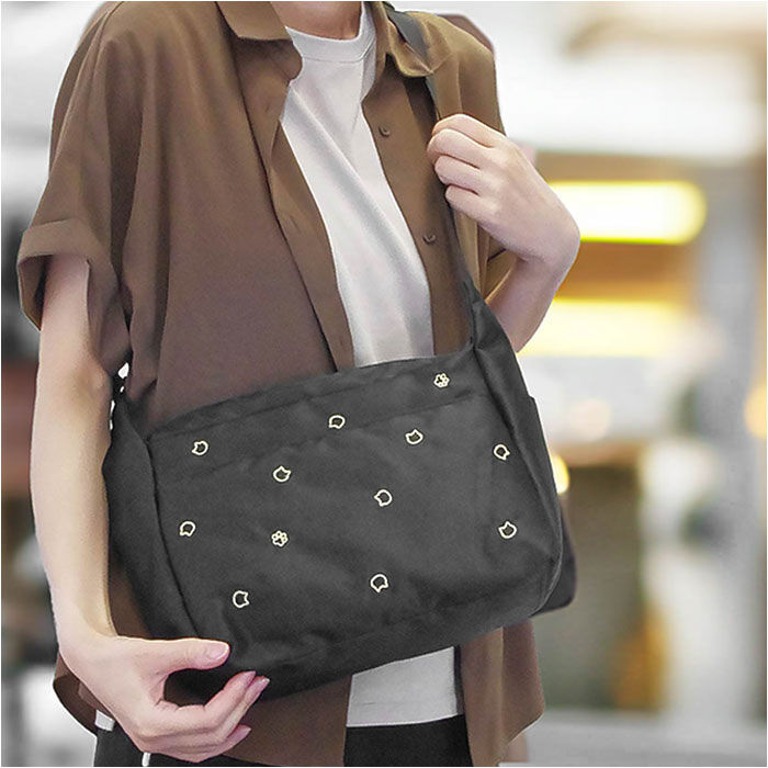 BACKYARD FAMILY「ショルダーバッグ 刺? 猫 通販 ショルダーバック ショルダー 肩掛け ななめ掛け 斜めかけ」|ショルダー・メッセンジャー|