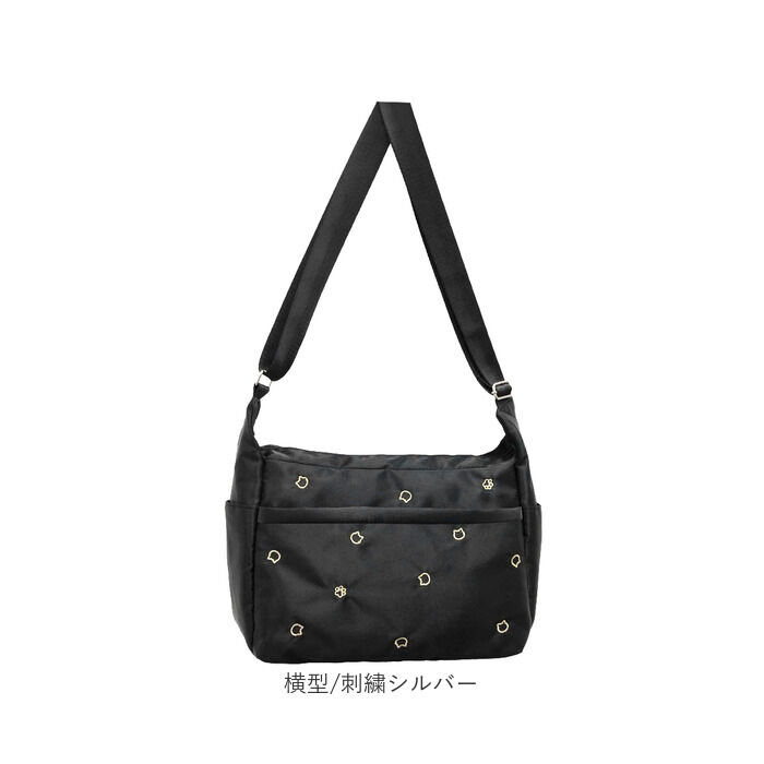 BACKYARD FAMILY「ショルダーバッグ 刺? 猫 通販 ショルダーバック ショルダー 肩掛け ななめ掛け 斜めかけ」|ショルダー・メッセンジャー|