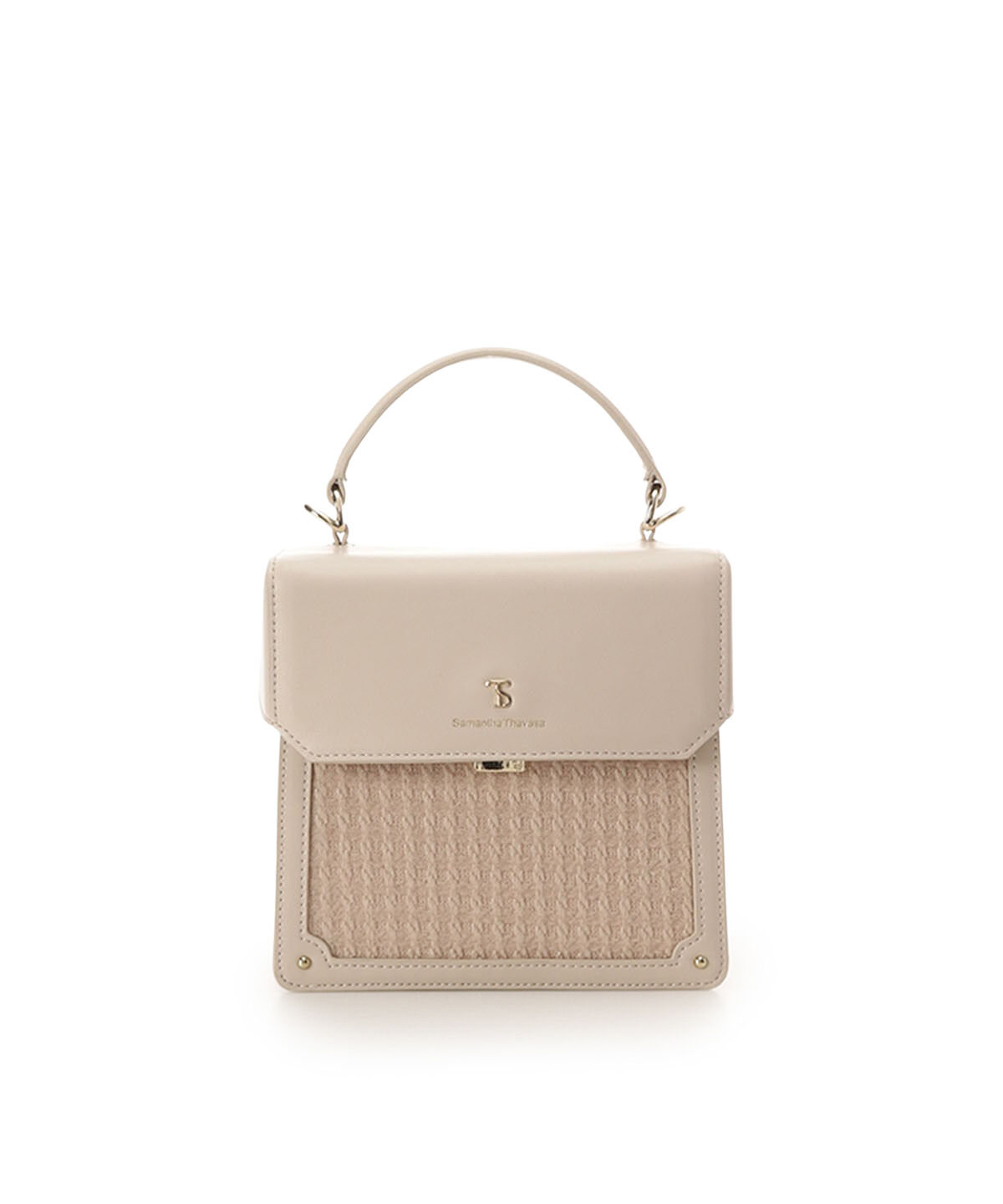 Samantha Thavasa「ボックス型ワンハンドルバッグ[Revival Collection]」|ハンドバッグ|オフホワイト
