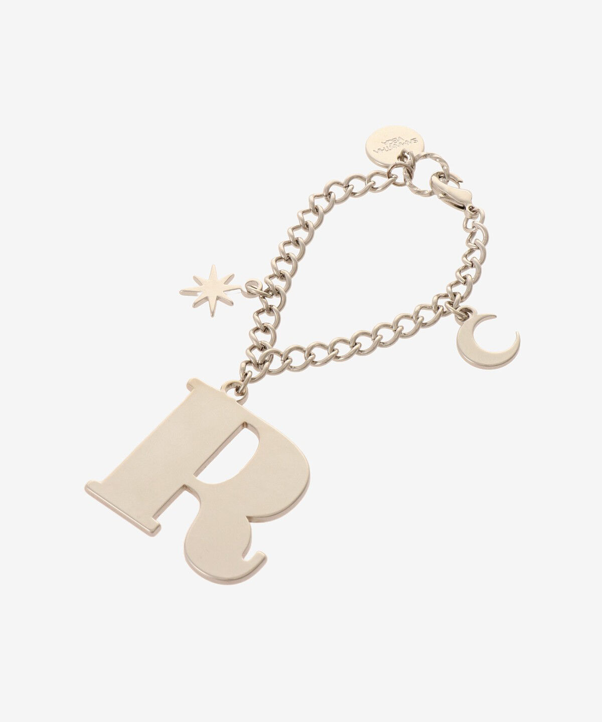 Samantha Vega「ムーンイニシャルチャーム(R)」|チャーム・キーホルダー|シルバー